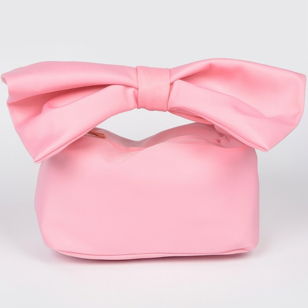 Pink Bow Clutch‎ Handbag Cute Kawaii Evening Bag